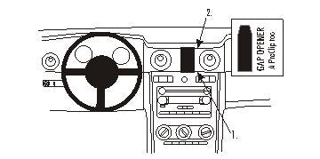 Brodit ProClip 853626 - Ford Mustang 2005-2009