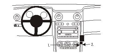 Brodit ProClip 853628 - Ford Mustang 2005-2009