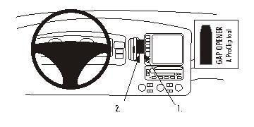 Brodit ProClip 853631 - Honda Ridgeline 2006-2014