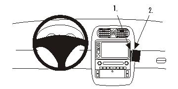 Brodit ProClip 853643 - Chevrolet Corvette 2005-2007