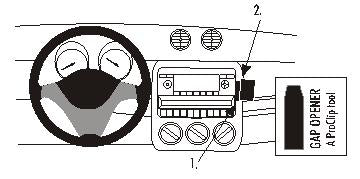 Brodit ProClip 853651 - Smart ForFour 2004-2006