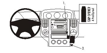 Brodit ProClip 853653 - Nissan X-Trail 2004-2007