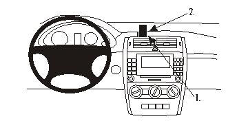 Brodit ProClip 853660 - Mercedes-Benz B-Class 2005-2011