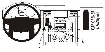 Brodit ProClip 853665 - Land Rover Range Rover Sport 2005-2009