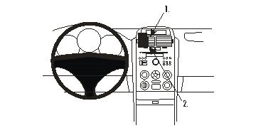 Brodit ProClip 853676 - Suzuki Grand Vitara 2005-2015