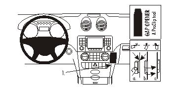 Brodit ProClip 853682 - Mercedes-Benz M-Class/ML 2005-2011