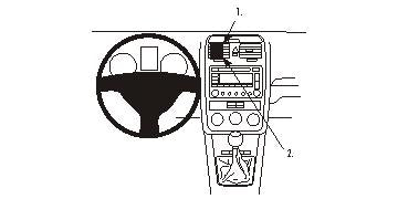 Brodit ProClip 853689 - Volkswagen Golf V 2006-2010