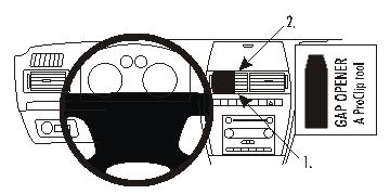 Brodit ProClip 853691 - Ford Fusion 2006-2009