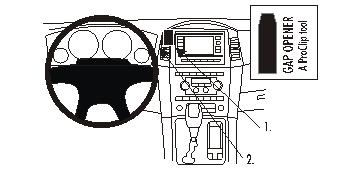 Brodit ProClip 853698 - Jeep Grand Cherokee 2005-2007