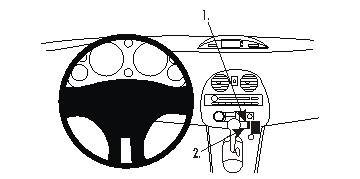 Brodit ProClip 853707 - Mitsubishi Eclipse 2006-2012