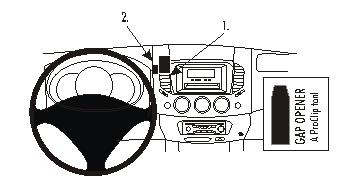 Brodit ProClip 853712 - Mitsubishi L200 2006-2015