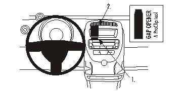 Brodit ProClip 853716 - Citroen 107 2006-2014