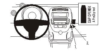 Brodit ProClip 853717 - Citroen 107 2006-2014
