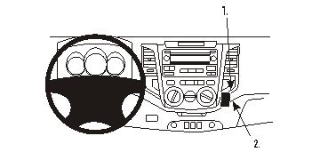 Brodit ProClip 853722 - Toyota HiLux 2006-2011