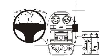 Brodit ProClip 853730 - Ford Fiesta 2006-2008