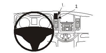 Brodit ProClip 853735 - Nissan Note 2006-2012