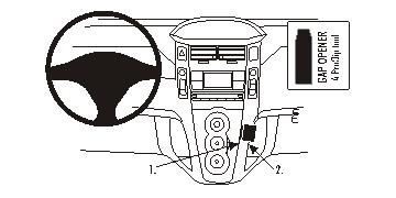 Brodit ProClip 853742 - Toyota Yaris 2006-2011