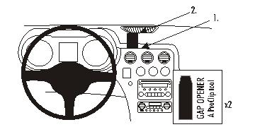 Brodit ProClip 853743 - Alfa Romeo 159 2006-2013