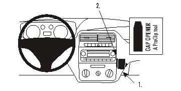 Brodit ProClip 853746 - Fiat Punto Grande 2006-2013