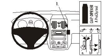 Brodit ProClip 853748 - Hyundai Getz 2006-2010