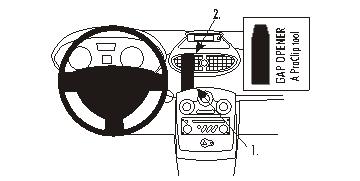 Brodit ProClip 853796 - Renault Clio III 2006-2012