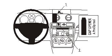 Brodit ProClip 853797 - Ford Fusion 2006-2012