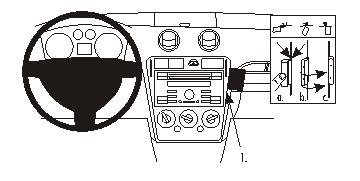 Brodit ProClip 853798 - Ford Fusion 2006-2012