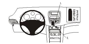 Brodit ProClip 853815 - Peugeot 207 2006-2014