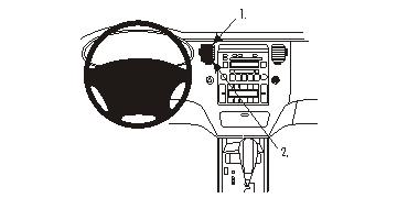 Brodit ProClip 853826 - Hyundai Grandeur 2006-2009