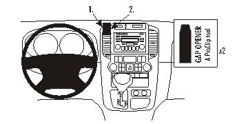 Brodit ProClip 853828 - Kia Carnival 2006-2011