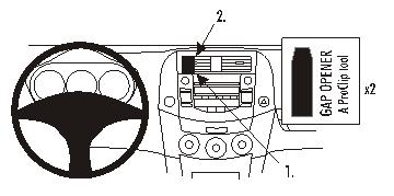 Brodit ProClip 853831 - Toyota RAV 4 2006-2014