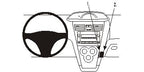 Brodit ProClip 853836 - Toyota Yaris 4-doors 2007-2011