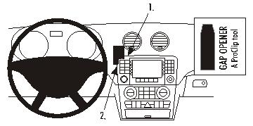 Brodit ProClip 853850 - Mercedes-Benz GL-Class 2006-2012