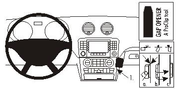 Brodit ProClip 853851 - Mercedes-Benz GL-Class 2006-2012