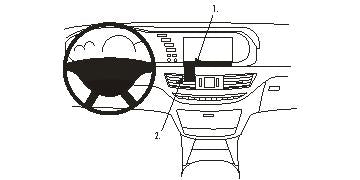 Brodit ProClip 853852 - Mercedes-Benz S-Class 2006-2013