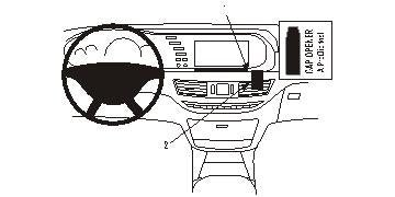 Brodit ProClip 853853 - Mercedes-Benz S-Class 2006-2013