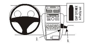 Brodit ProClip 853884 - Fiat SX4 2007-2015