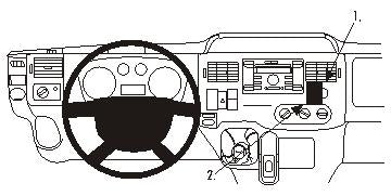 Brodit ProClip 853905 - Ford Transit 2007-2013