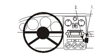 Brodit ProClip 853914 - Chrysler PT Cruiser 2006-2010