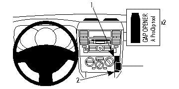 Brodit ProClip 853920 - Nissan Tiida 2007-2011