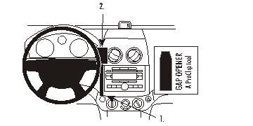 Brodit ProClip 853923 - Chevrolet Aveo 2007-2011