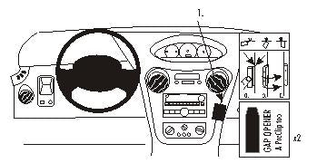 Brodit ProClip 853925 - Saturn Ion 2006-2009