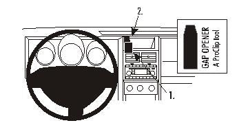Brodit ProClip 853929 - Dodge Nitro 2007-2010