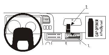 Brodit ProClip 853933 - Chevrolet N-series 1999-2007