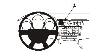 Brodit ProClip 853947 - Chrysler Sebring 2007-2010