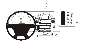 Brodit ProClip 853957 - Chevrolet Captiva 2007-2011