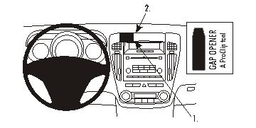 Brodit ProClip 853958 - Kia Ceed 2007-2009