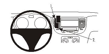 Brodit ProClip 853963 - Kia Rio 2006-2011