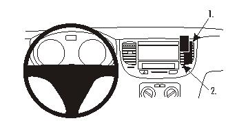 Brodit ProClip 853964 - Kia Rio 2006-2011