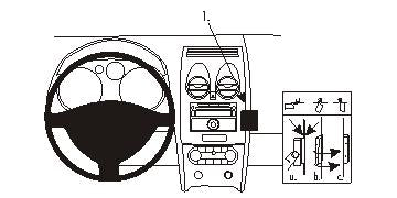 Brodit ProClip 853966 - Nissan Qashqai 2007-2013